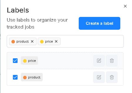 Add labels